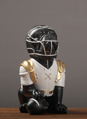 速发创意狗年摆生美式家居装饰品客厅电视关玄柜桌面饰肖狗摆件