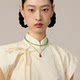 Baodeyi Gourd Series Aventurine Necklace Pendant Red and Green Gourd Beads Versatile Commuting Birthday Gift