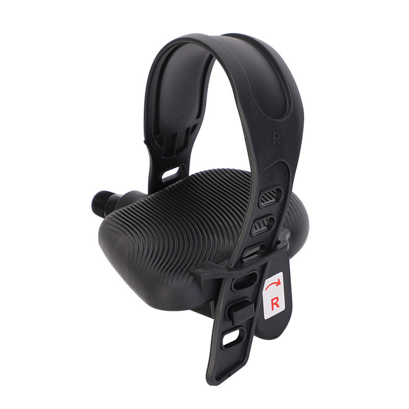Manufacturer of dynamic bicycle fine grain lotus leaf pedals, mountain bike exercise bike anti-slip pedals, fitness plastic accessories 1/2