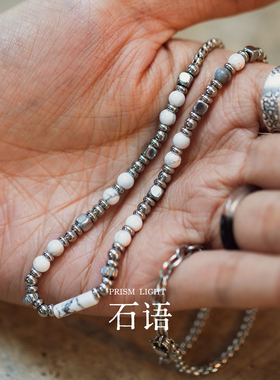 项链高级感轻奢小众男士项链钛钢