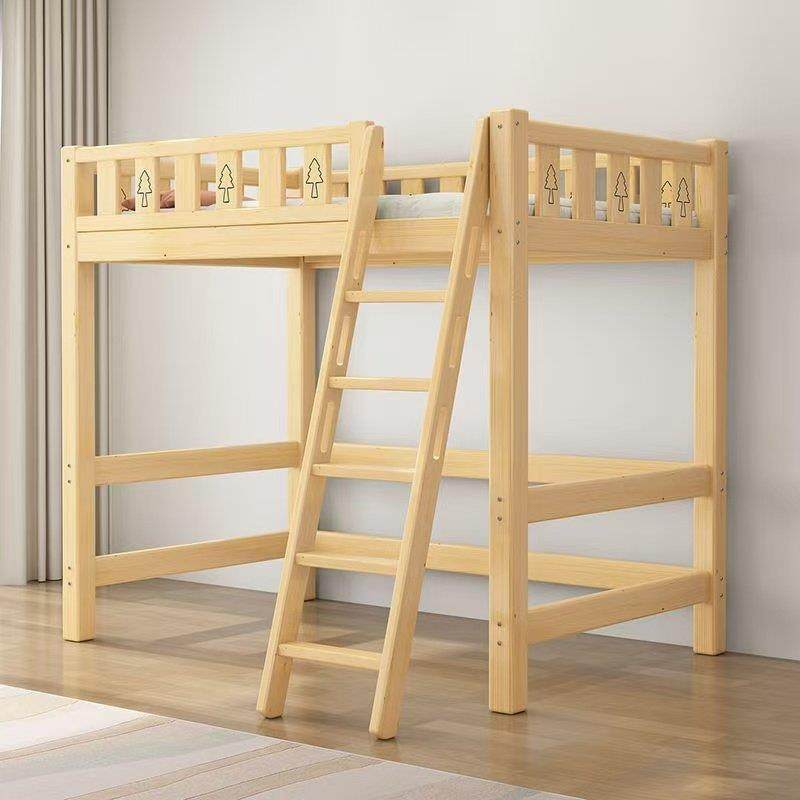 实木高架床成人单上层儿童高低床带书桌宿舍多功能组合床上床下桌,淘宝优惠券,粉丝福利购,淘宝优惠卷
