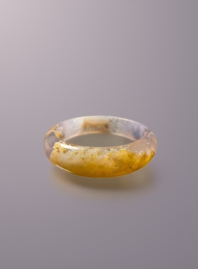 天然樱花玛瑙手镯女冰透水润粉花绿勾边成型花送礼闺蜜饰品