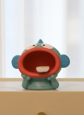 丑鱼汉顿钥匙收纳玄关摆件乔迁搬家礼物新L居入户客厅装饰品进门