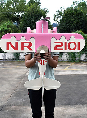 复古铁艺飞机模型前苏联双翼战斗机挂饰欧式创意装V饰道具摆件代
