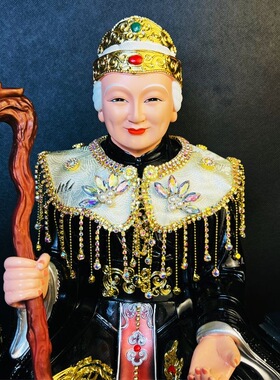 新款手工神像披肩王母娘娘泰山奶奶黑奶奶新中式可定制仙像云披肩