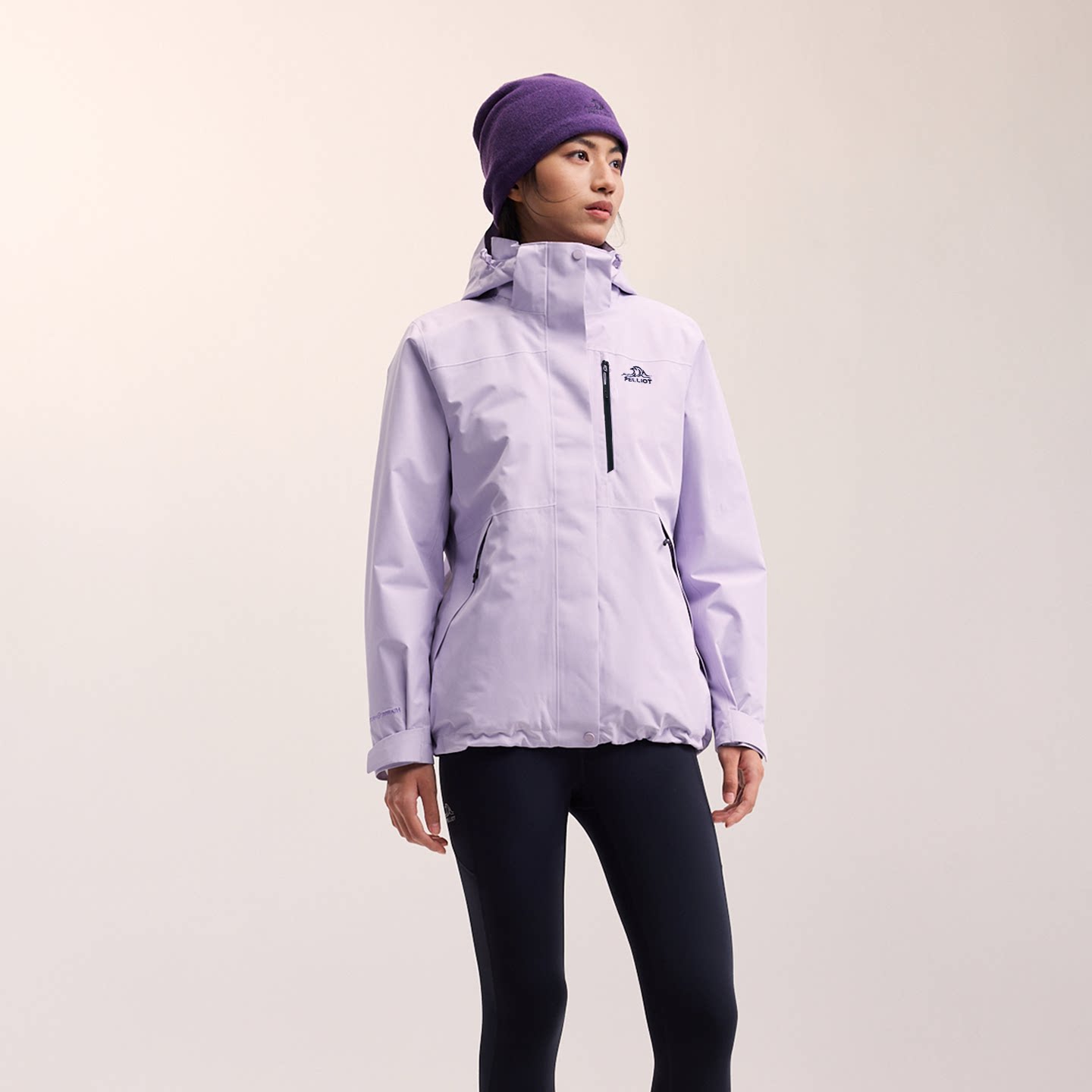 升级2.0 伯希和户外冲锋衣外套男女款三合一防水防风衣登山服夏季