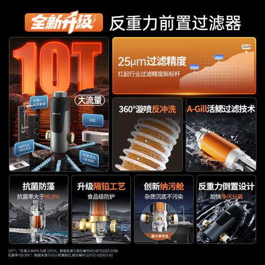 Wethcar 10T anti-gravity pre-filter