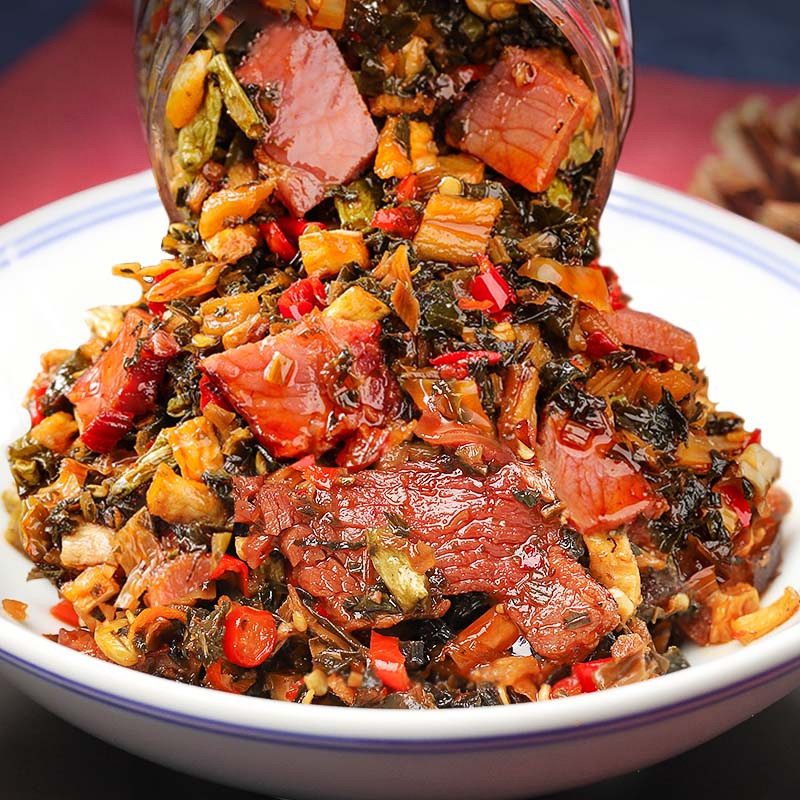 腊肉外婆菜下饭菜湖南特产正宗瘦肉咸菜开胃菜拌饭腌菜榨菜萝卜干,淘宝优惠券,粉丝福利购,淘宝优惠卷