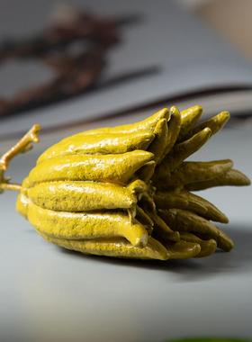 古铜官 如意手摆件 压纸笔搁架客厅书房家居装饰品把玩件铜工艺品