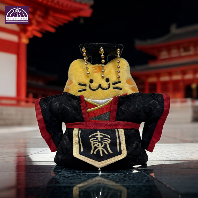 秦始皇兵马俑博物馆朕的毛绒秦始皇喵秦喵皇西安文创旅游礼品挂件