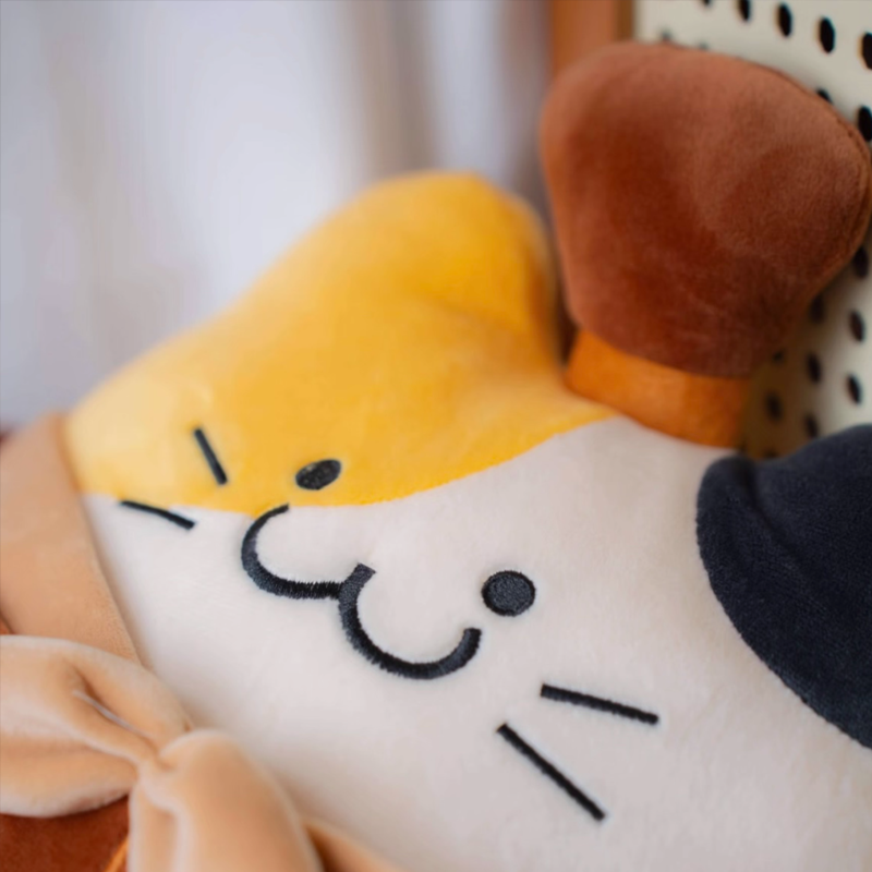 秦始皇兵马俑博物馆联名兵猫俑抱枕朕的毛绒西安文创万物喵伴手礼