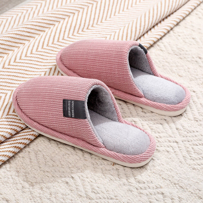 果洛菲棉拖鞋男女秋冬室内情侣家用家居软底防滑加厚保暖包头拖鞋,淘宝优惠券,粉丝福利购,淘宝优惠卷