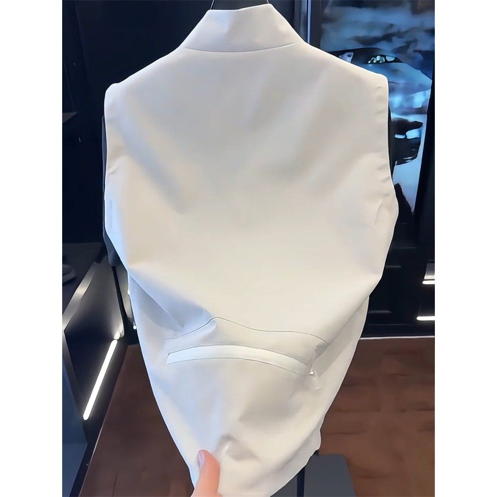 高端软壳立领马甲外套男士2025新款春秋季休闲无袖冲锋衣坎肩男款,淘宝优惠券,粉丝福利购,淘宝优惠卷