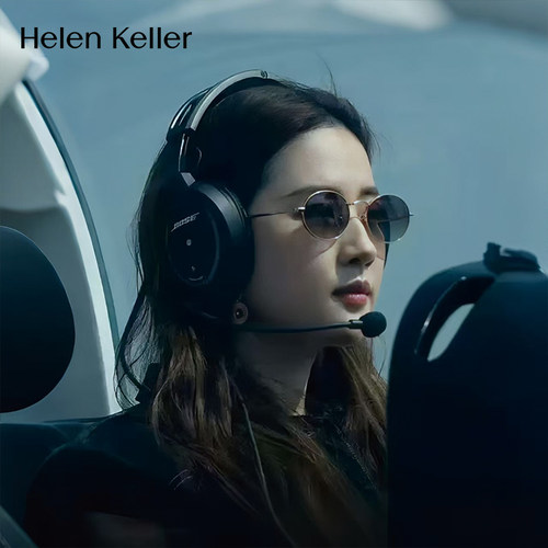 海伦凯勒玫瑰的故事刘亦菲黄亦玫同款老钱风墨镜女近视偏光太阳镜 - 图0