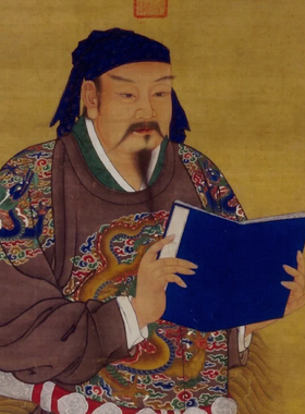 精忠岳飞神像供奉画像p挂画丝绸装饰画卷轴画客厅玄关画堂屋家神