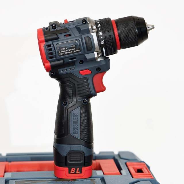 Yupai color brushless electric drill impact drill cross-border popular electric tool set drill hole punching wall auto repair