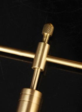 龙头龙尾铜寻龙尺摆件 铜寻龙尺摆件