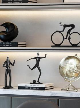 现代简约运动人物装饰品摆件家居客厅酒柜电视柜书房办公室工艺礼