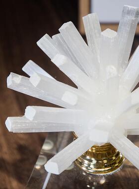 售中心酒店别销墅轻奢水晶摆件SF19198A客厅电视样板房间桌软面装