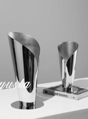 简约现代几客厅茶餐桌吧件台墅柜别插干花瓶花器样板JVF软装饰品