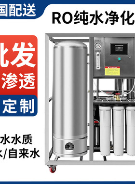 大型工业净水设备RO反渗透纯净水设备食品养殖净化水处理设备厂家
