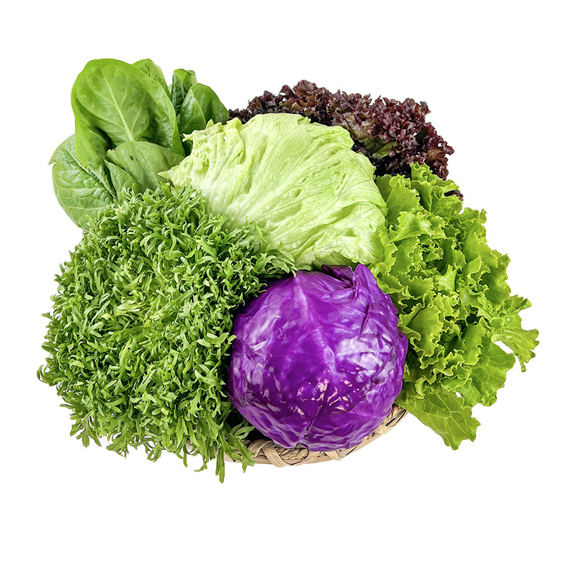 蔬菜沙拉组合4斤 新鲜混合蔬果色拉生吃食材健身轻食套餐生菜沙拉,淘宝优惠券,粉丝福利购,淘宝优惠卷