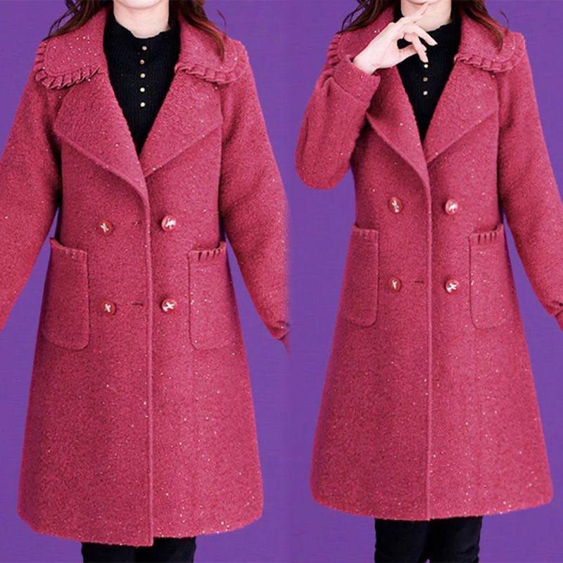 小香风气质外套女2025秋冬新今年流行时尚洋气高端品牌中长款大衣,淘宝优惠券,粉丝福利购,淘宝优惠卷