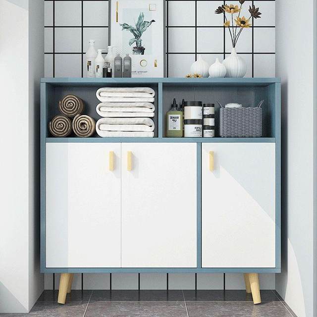 Bathroom window cabinet balcony cabinet low cabinet window sill storage simple bedroom floor cabinet free combination single cabinet window storage cabinet