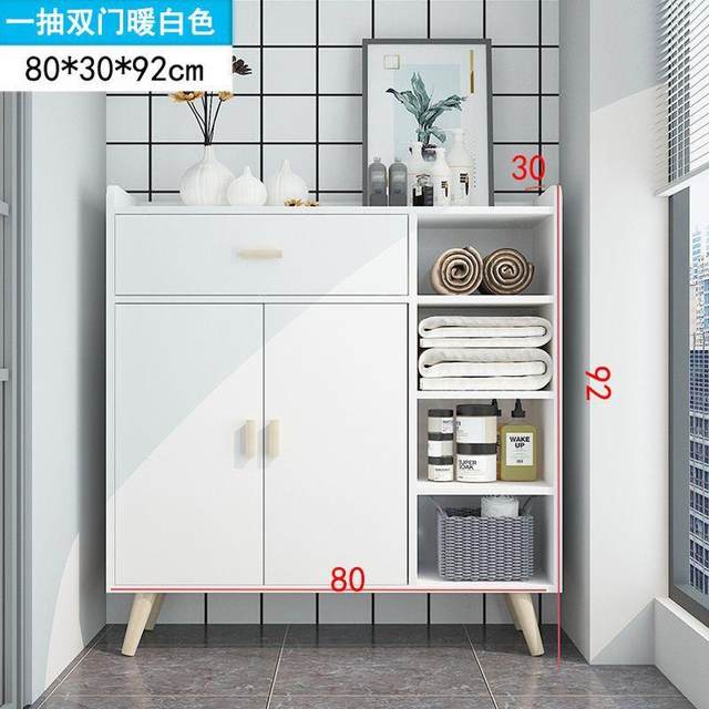 Bathroom window cabinet balcony cabinet low cabinet window sill storage simple bedroom floor cabinet free combination single cabinet window storage cabinet