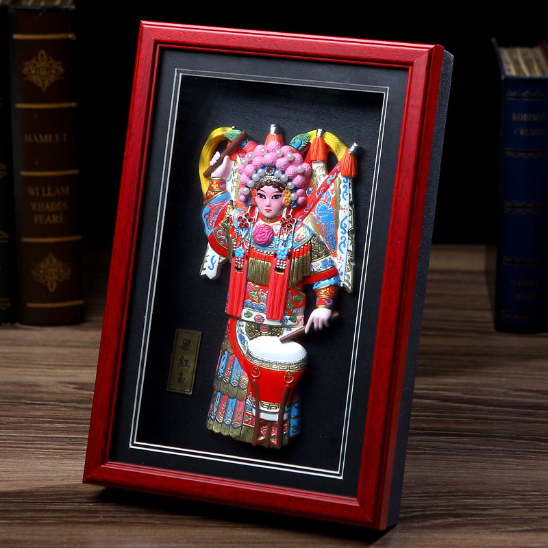 中国特色礼物送老外北京特色工艺品京剧脸谱摆件商务外事出国礼品