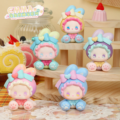 EMMA秘境森林兔兔收藏家系列盲盒潮玩多巴胺公仔创意摆件女生礼物 - 图2