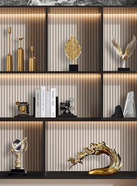 现代轻奢高档样板间摆件客厅酒柜电视柜家居创意工艺软装饰品摆设