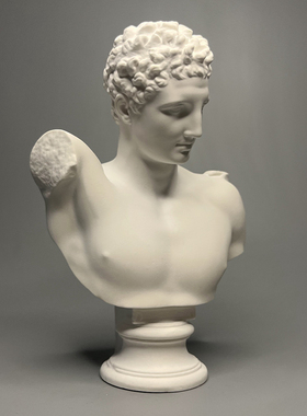 赫尔墨斯艺术石膏雕塑桌面装饰摆饰美术素描教具酒吧家居装饰礼物