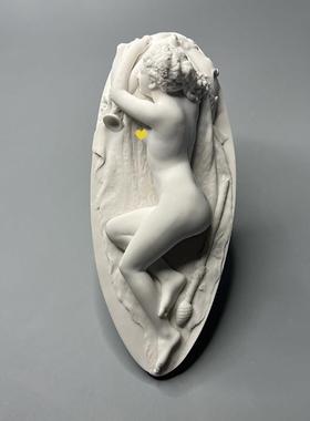 北欧ins复古罗马雕塑香薰石膏生日毕业礼物高级小众桌面小摆件