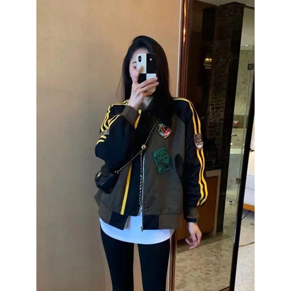 棒球服外套女装2025新款小香风爆款独特超好看高级感加绒早秋夹克,淘宝优惠券,粉丝福利购,淘宝优惠卷