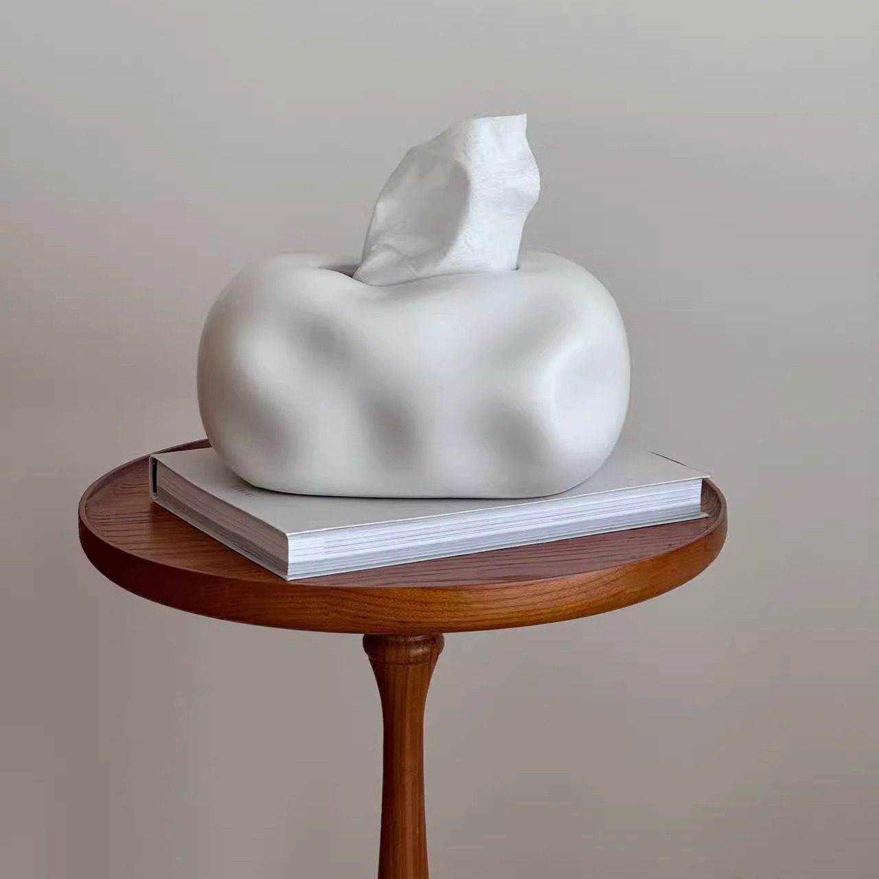 侘寂风创意纸巾盒客厅高档抽纸盒高级感家居陶瓷纸抽餐巾纸盒摆件,淘宝优惠券,粉丝福利购,淘宝优惠卷