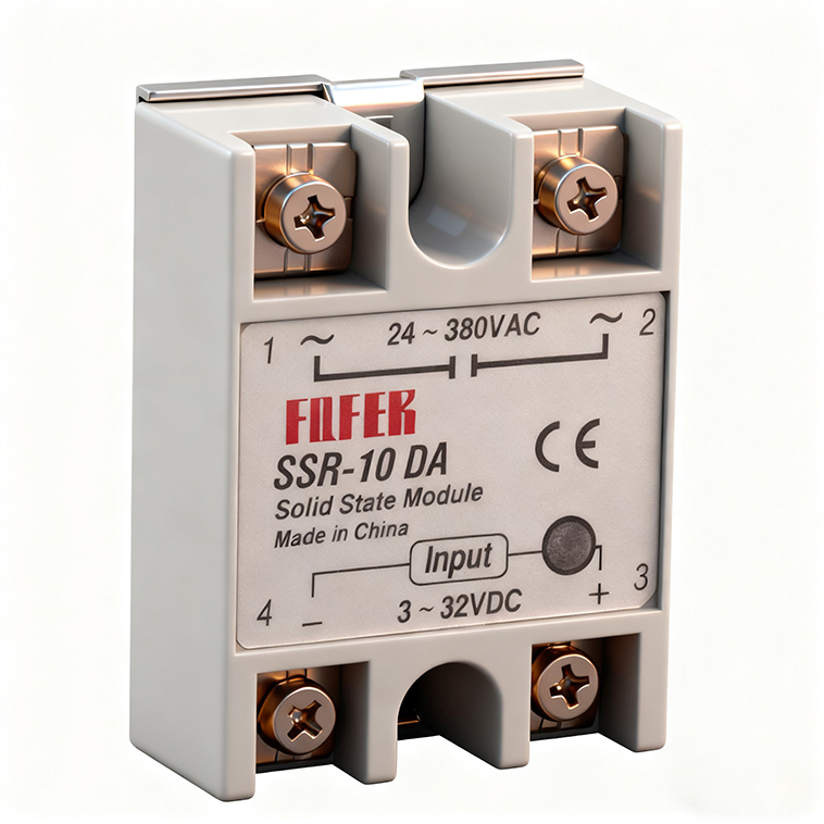 单相固态继电器220V交流SSR-25 40DA DD AA 10a直流控交流24V直流 - 图3
