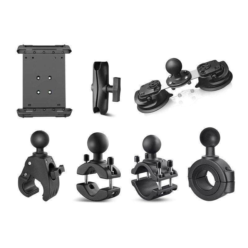 工业管夹平板支架仓储叉车工程车圆管支架兼容13-65连杆球头配件,淘宝优惠券,粉丝福利购,淘宝优惠卷