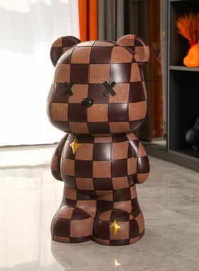 创意暴力熊装饰品落地大摆件客厅电视柜旁家居存钱罐儿童新年礼物