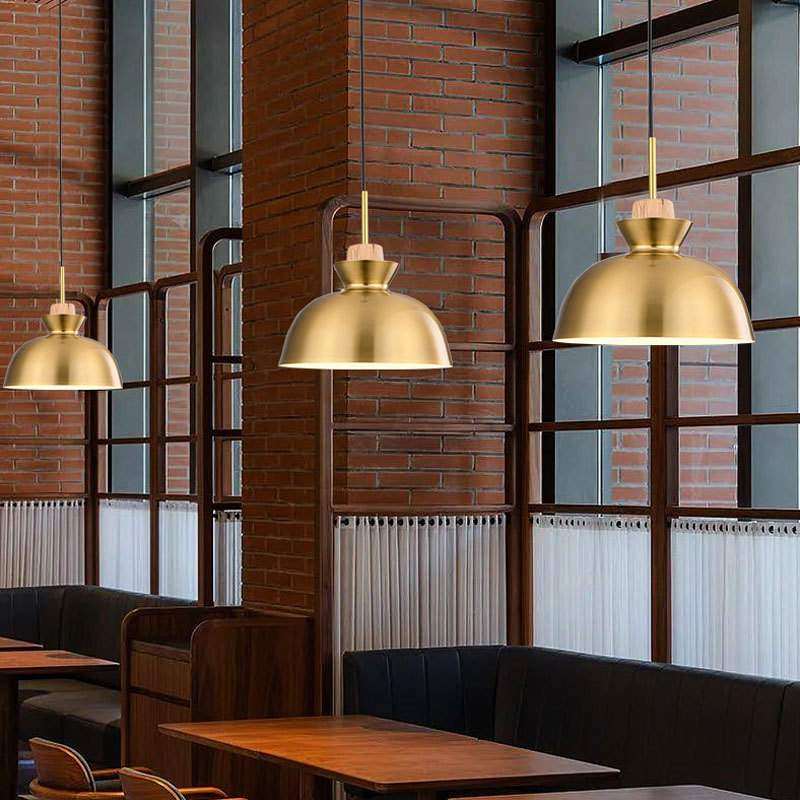 商用灯具铜色个性创意工业餐饮饭店床头餐桌吧台灯餐厅火锅店吊灯,淘宝优惠券,粉丝福利购,淘宝优惠卷
