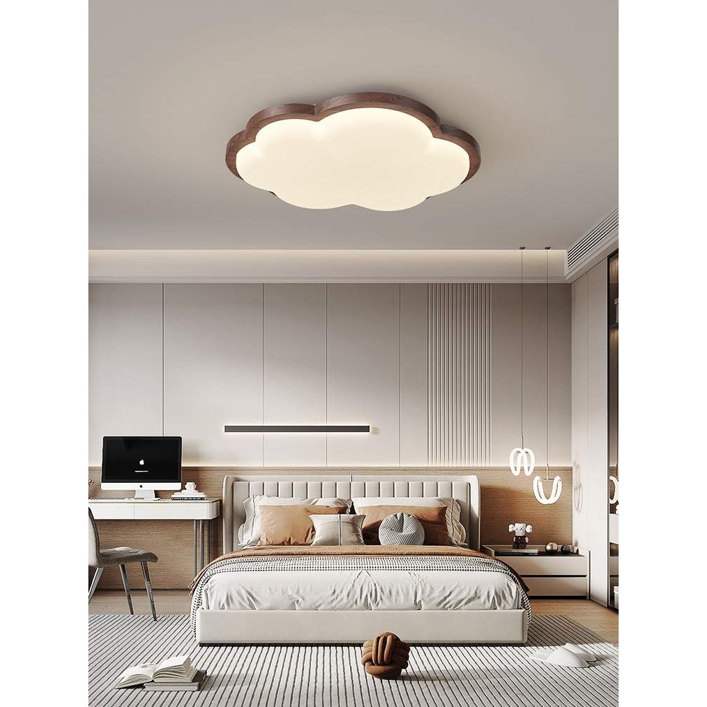 全光谱护眼儿童房飞机吸顶灯新中式卧室灯简约复古主卧温馨云朵灯,淘宝优惠券,粉丝福利购,淘宝优惠卷
