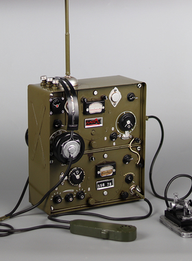 复古老式仿真电发报机模型怀旧民国通讯J电报机老物件装饰摄影道