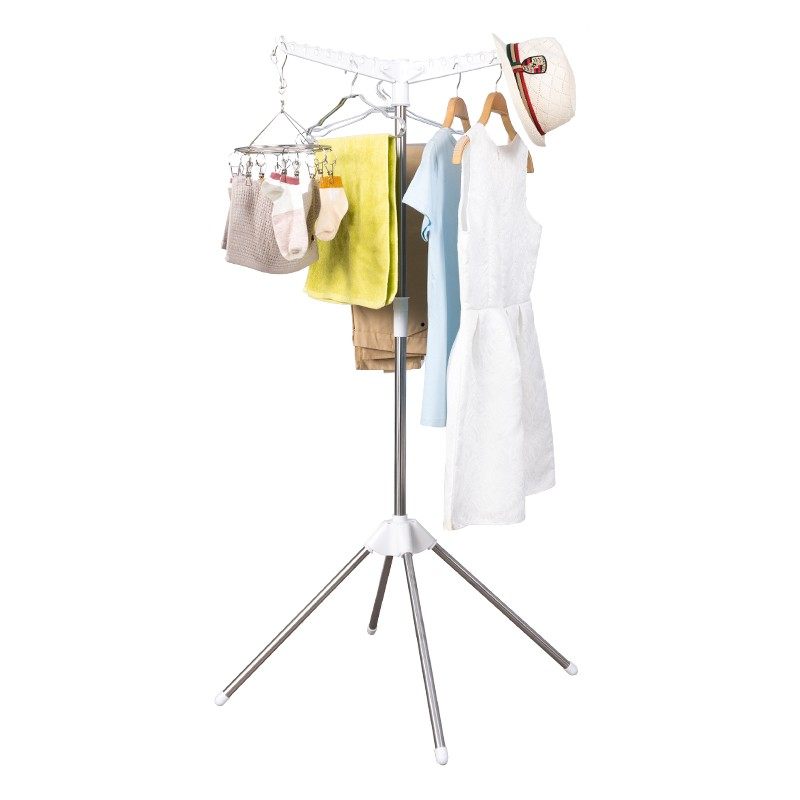 旅行晾衣架落地折叠 不锈钢毛巾架婴儿宝宝尿布架R儿童 晒衣架学,淘宝优惠券,粉丝福利购,淘宝优惠卷
