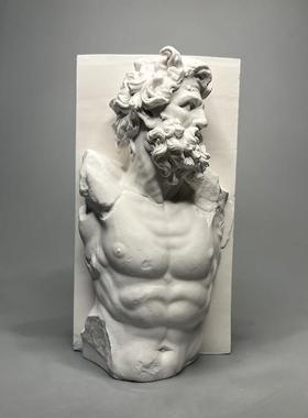 欧式人物雕塑石膏像摆件艺术民宿客厅桌面书桌玄关家居装饰品摆设