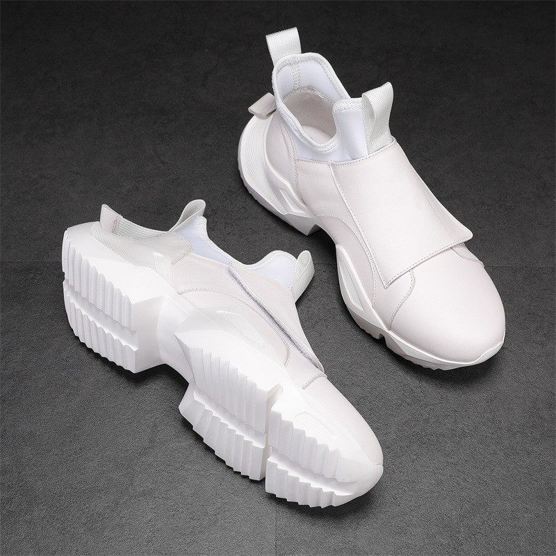 悦玩鞋店高端轻奢男鞋真皮老爹鞋百搭运动休闲鞋透气增高厚底潮鞋,淘宝优惠券,粉丝福利购,淘宝优惠卷