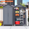 Outdoor storage cabinet with sloped roof, rainproof and sunproof, courtyard storage tool cabinet, garden villa storage cabinet, sundry storage room