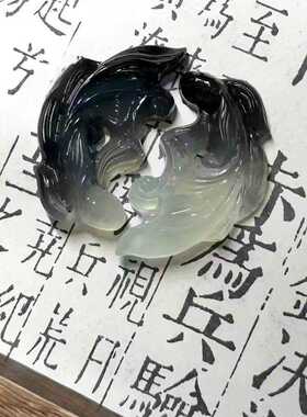 小红书爆款盗墓笔记双鱼玉佩挂件