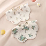 Детский марлевый водонепроницаемый дышащий слюнявчик, нагрудник для новорожденных для еды