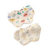 Детский марлевый водонепроницаемый дышащий слюнявчик, нагрудник для новорожденных для еды