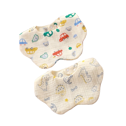 Детский марлевый водонепроницаемый дышащий слюнявчик, нагрудник для новорожденных для еды